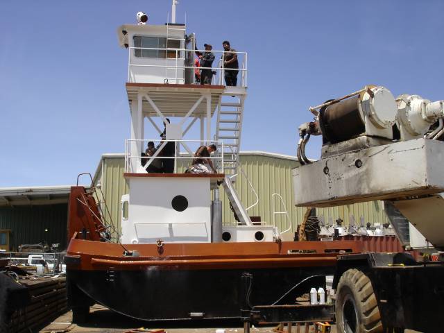 25 foot Truckable Pushboat or 26 foot Truckable Push Boat